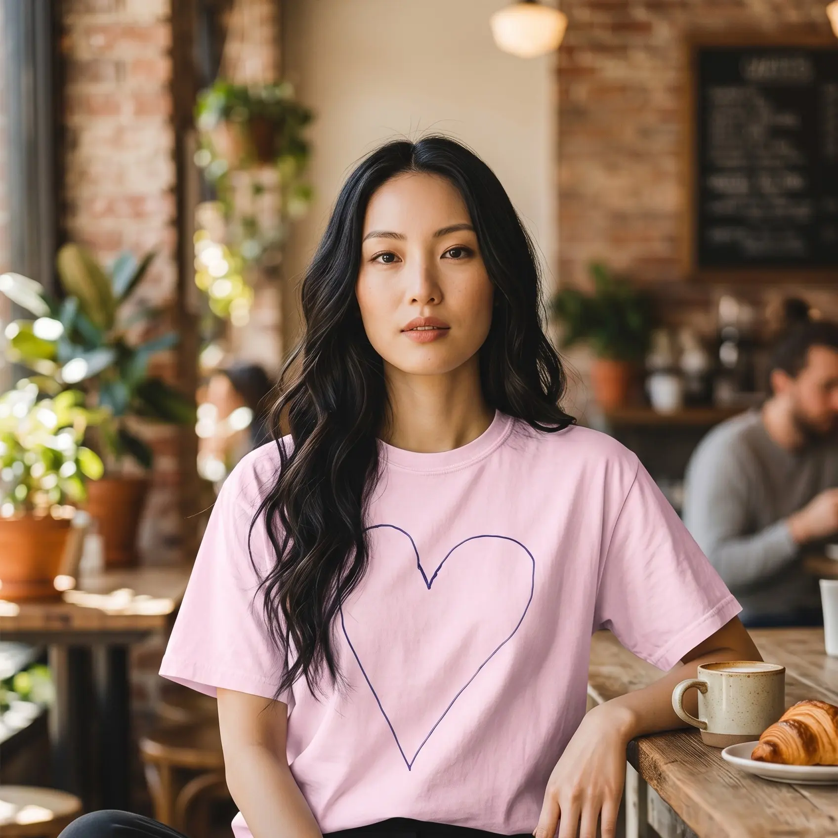 Women's Graphic T-Shirt - "Dear Amazing Human" Print, Everyday Outfits, Womenswear Daily Wear Top Shortsleeve