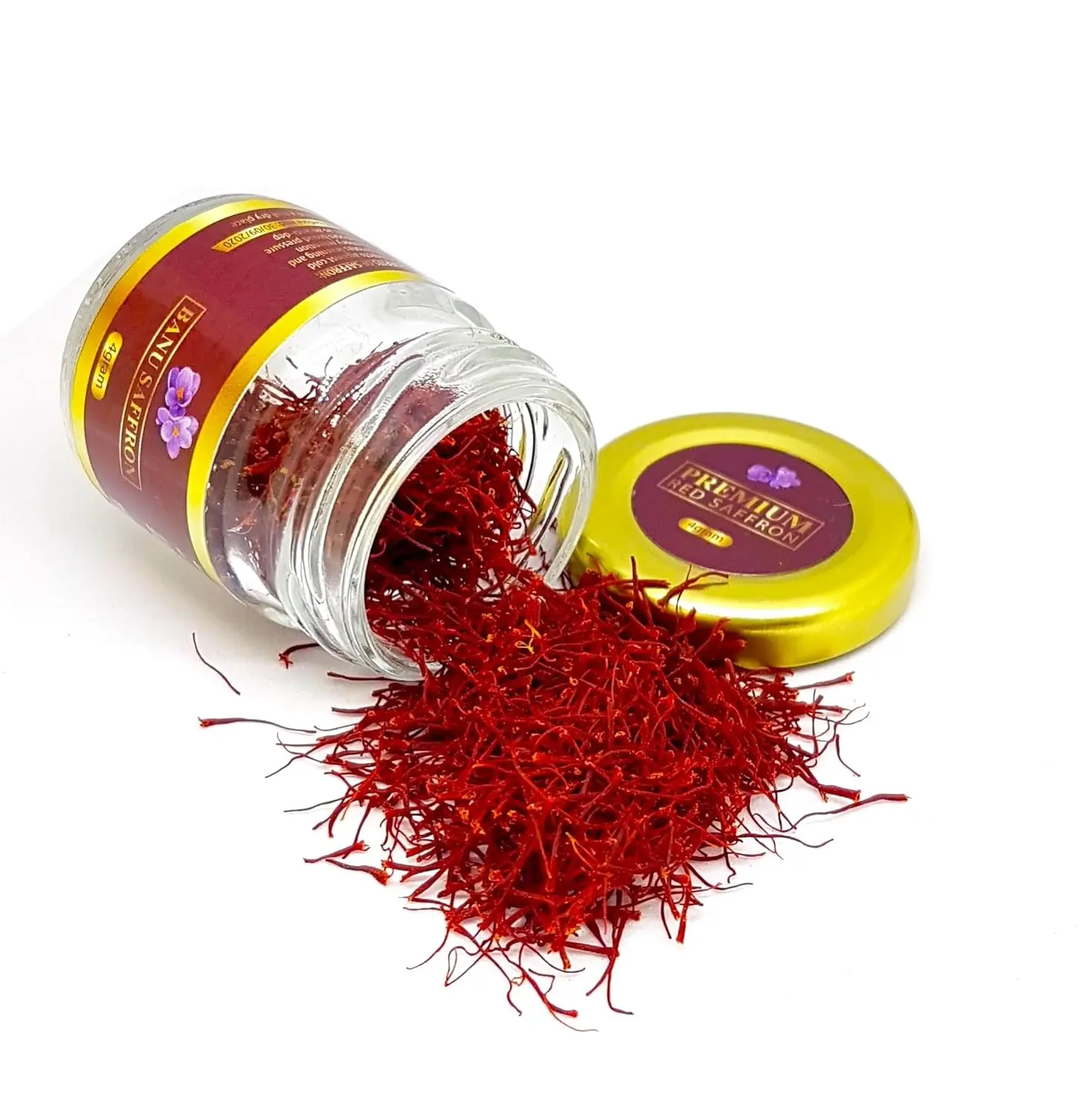 Organic Saffron Threads – Award Winning All Red Certified Organic Grade A Saffron, Premium Crocus Sativus Gourmet Spice for Tea, Rice, Paella, Risotto & Cooking - 1 Grams (0.035 Ounce)