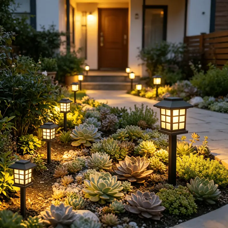 Solar Outdoor Lights - 12/24 In-Ground Eco-Friendly Solar-Powered LED Lawn Lights, Durable Construction, IP44 Waterproof, Water Resistant, Built-In Battery, Easy DIY Install, Warm/Cool White Options for Garden, Courtyard Festive Decor