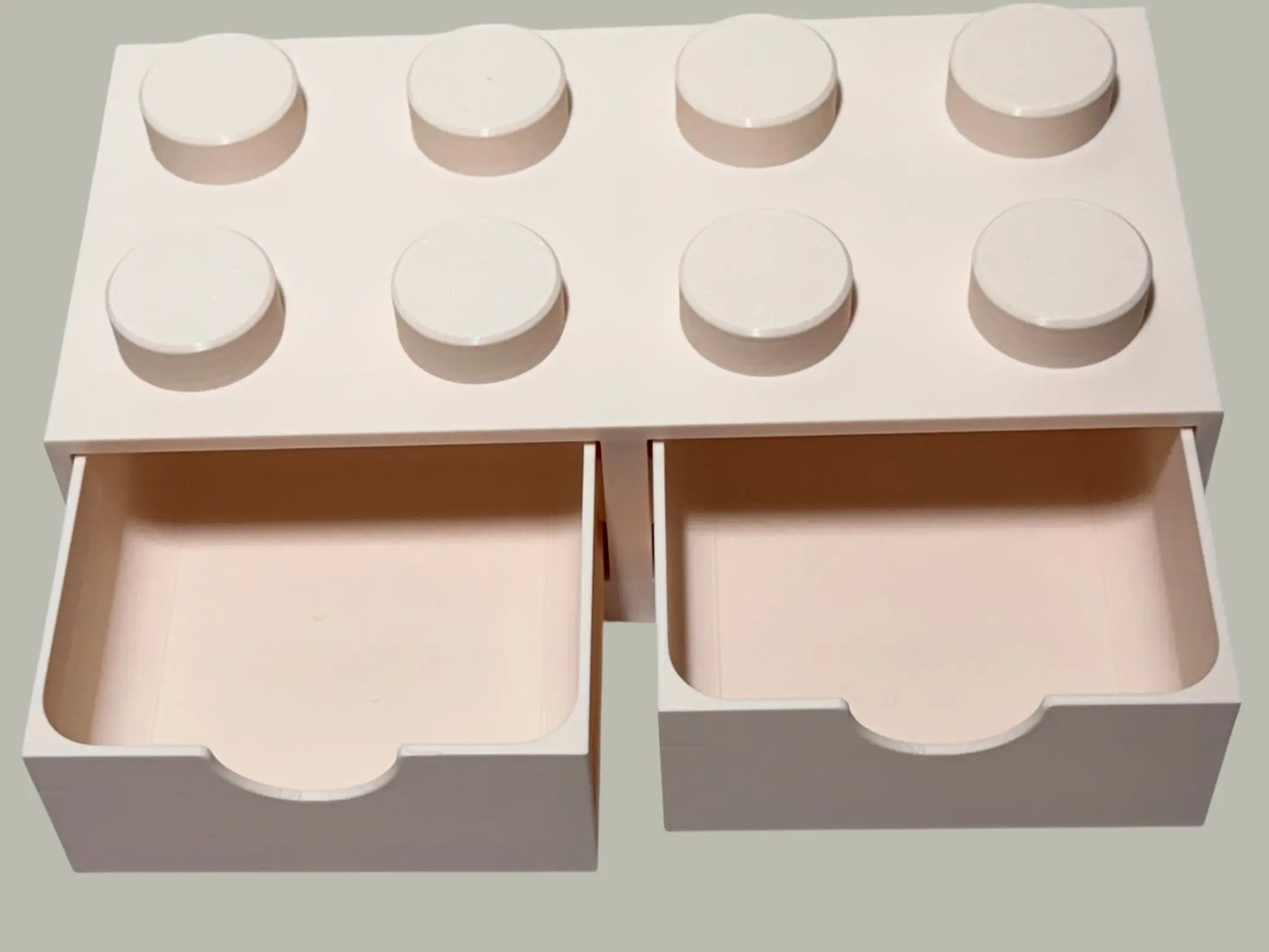 Little Building Block For Storage (Rectangular With 2 Drawers)