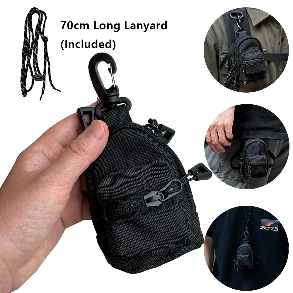 Headphone Organizer, Mini Keychain Coin Purse, Lightweight and Portable Pendant Coin Purse, Home Organizer for Home & Outdoor, Zipper Coin Purse, Coin Pocket, Travel Essentials