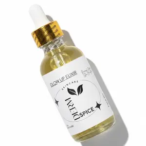 Derm Spice Glow Up Elixir Day Glow Serum - Moisturizing, Skin Repair, Anti-Aging, Suitable for All Skin Types, 24-Month Shelf Life