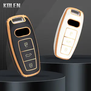 Fashion TPU Car Remote Key Case Cover Fob For Audi A6 A7 A8 C8 Q8 D5 E-Tron Protector Keyless S Accessories