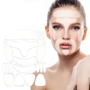 Reusable Face Wrinkle Pad, 16pcs/set Silicone Face Smile Lines Sticker, Face Skin Care Tool for Women, Facial Skin Care Product, Facial Care Tools