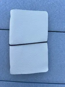 "Strawberries & Cream" Handcrafted Leather Journal - Refillable Inserts