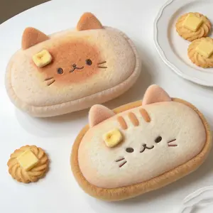 2PCS Cute Kitten Pencil Case Siamese Cat Pencil Case for Girls Fluffy Cat-Themed Makeup Bag/Pen Bag