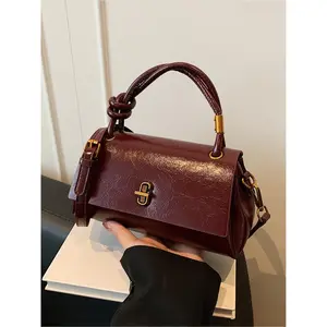 Women’s Simple Versatile Small Satchel Bag, Casual Flip Cover Clutch Purse, Stylish Crossbody & Shoulder Bag for Daily Use, Shopping & Commuting