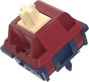 Gateron Quinn Switches, Tactile 5 Pins 59gf RGB Pre Lubed for MX Mechanical Keyboard (90PCS)