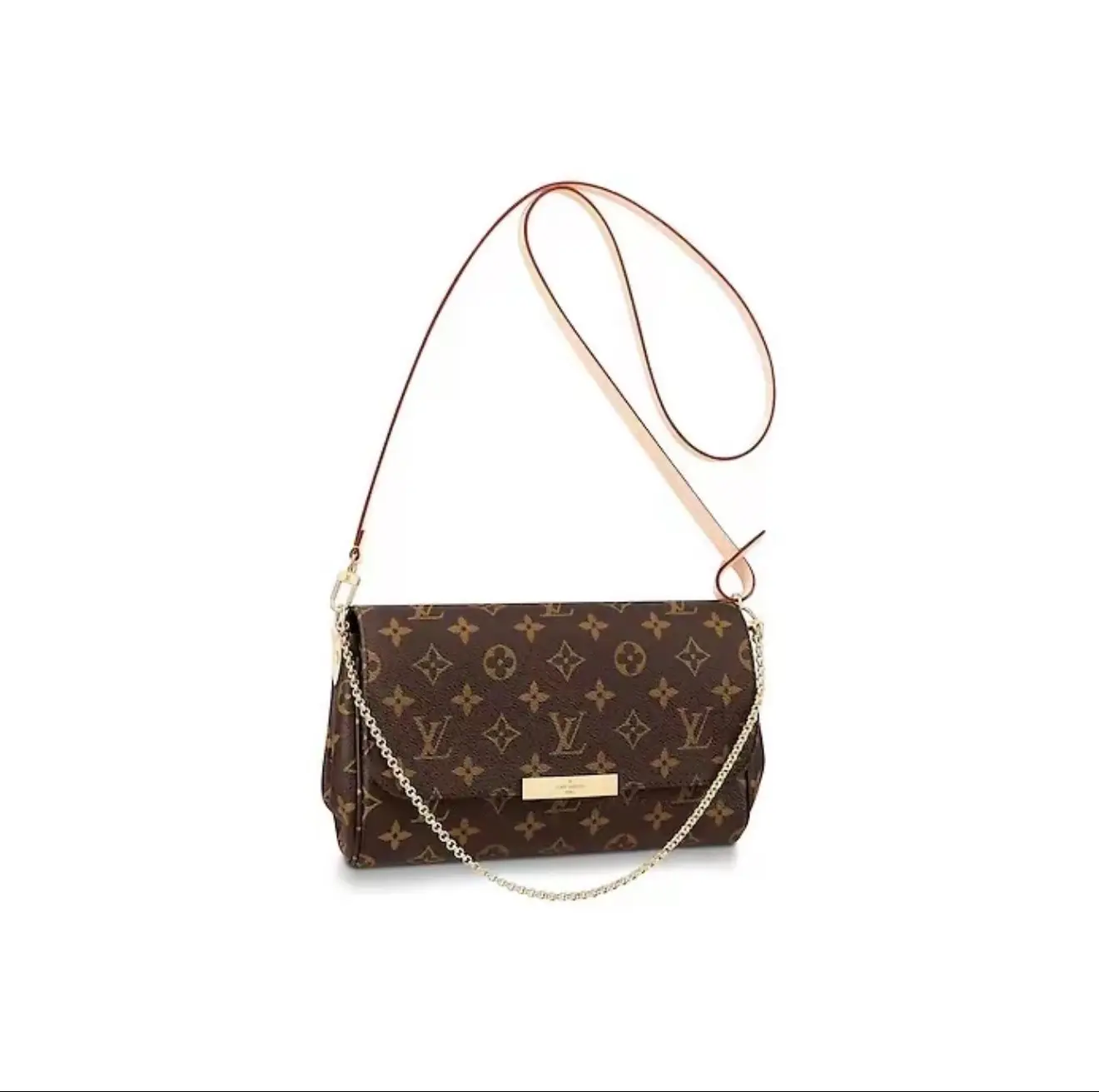 Pre-owned Louis Vuitton Monogram Favorite PM Crossbody Shoulder Tote Elegant, Embossed, Fashion Handbag Shoulder Bag【2604095M】, Elegant Shoulder Bag