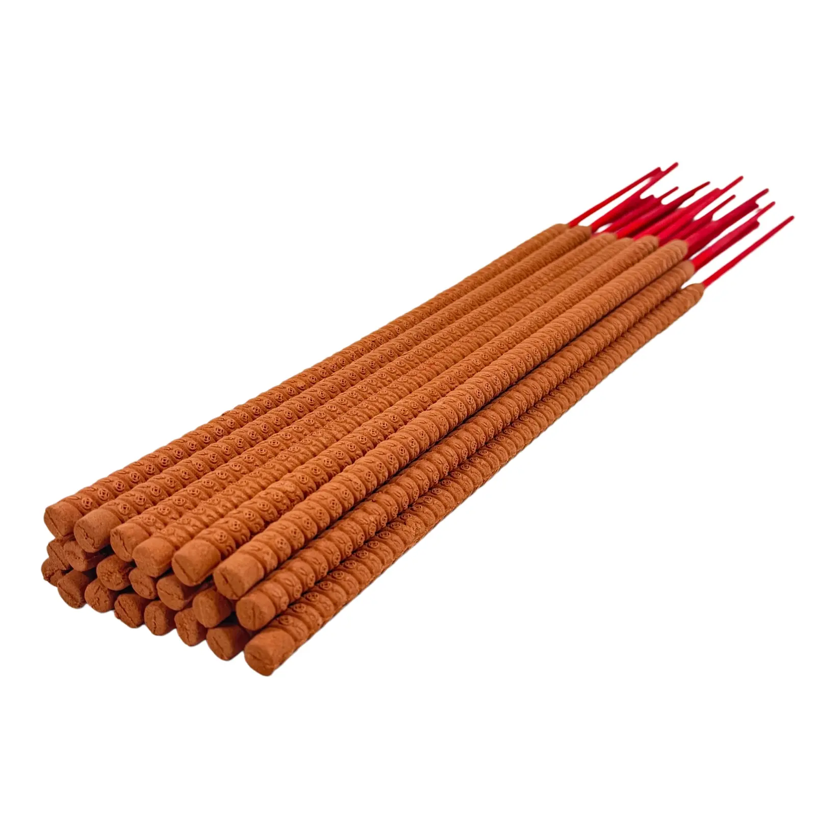 24-in Jumbo Sandalwood Incense Sticks - 15-Pack Artisan Quality, 12-Hour Long Burn, Extra Thick Large Size, All-Day Fragrance Home Freshener for Large Spaces Zen Meditation (Home Fragrance Supplies), Natural, 24 Inches