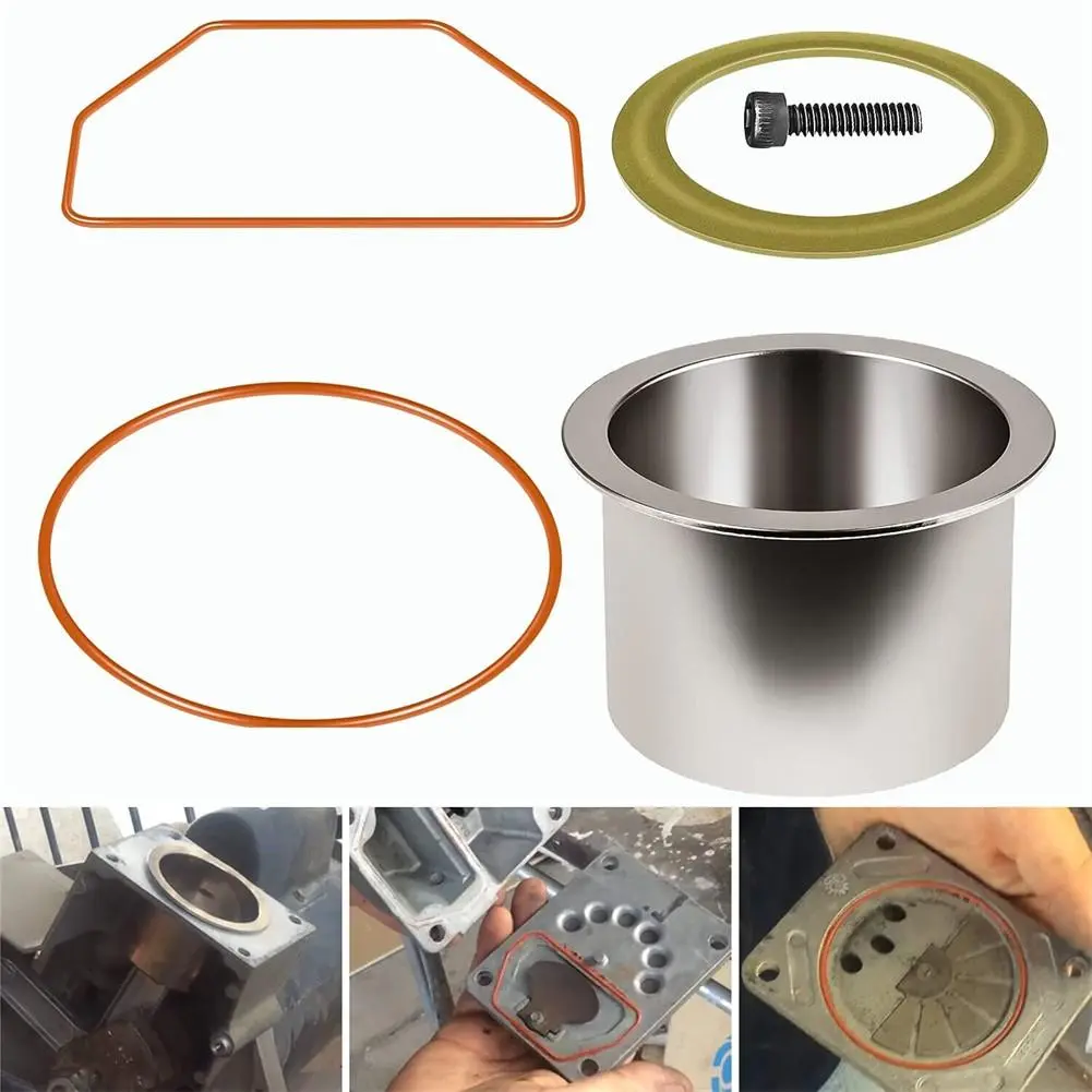 K-0650 Air Compressor Cylinder Sleeve and Compression Ring Replacement Kit Perfectly Suitable for Craftsman DeVilbiss Porter Cable Air Compressor Cylinder