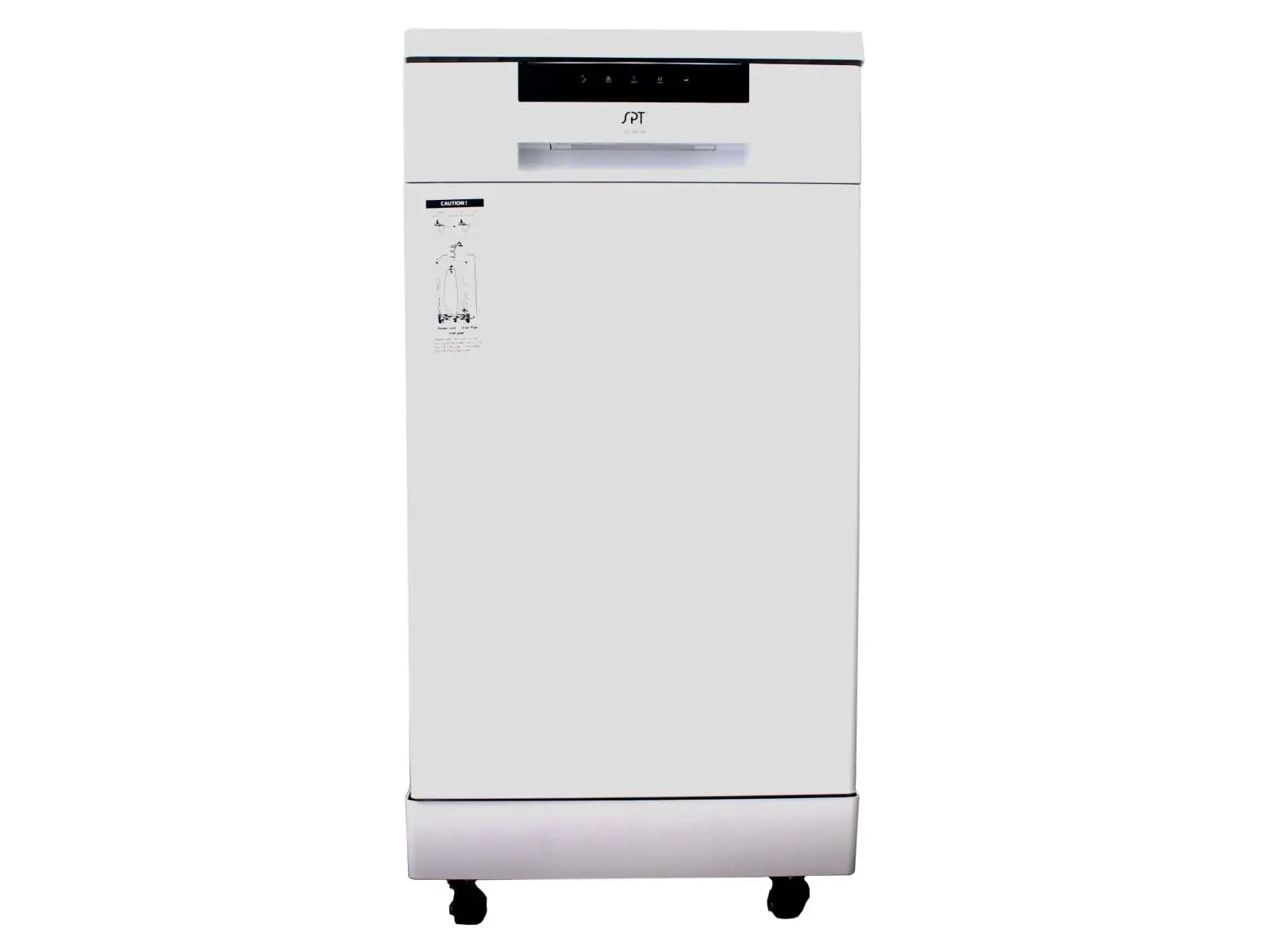 Sunpentown SD-9263WB Compact Corded 18 in. Portable Dishwasher - 17.64" Width, 35.63" Height, 60 Hz, Energy Star Certified, White, 15 Amps, 120 V