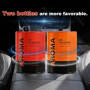 【2-pack】 Car Air Freshener, Car Solid Gel Perfume, Long-lasting Fragrance for 120 Days, Stress-relieving Fragrance, Car and Home Decor Item outdoorfun