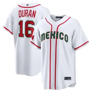 2026 Jarren Duran Mexico Baseball Jersey - World Baseball Classic WBC White Jersey #16