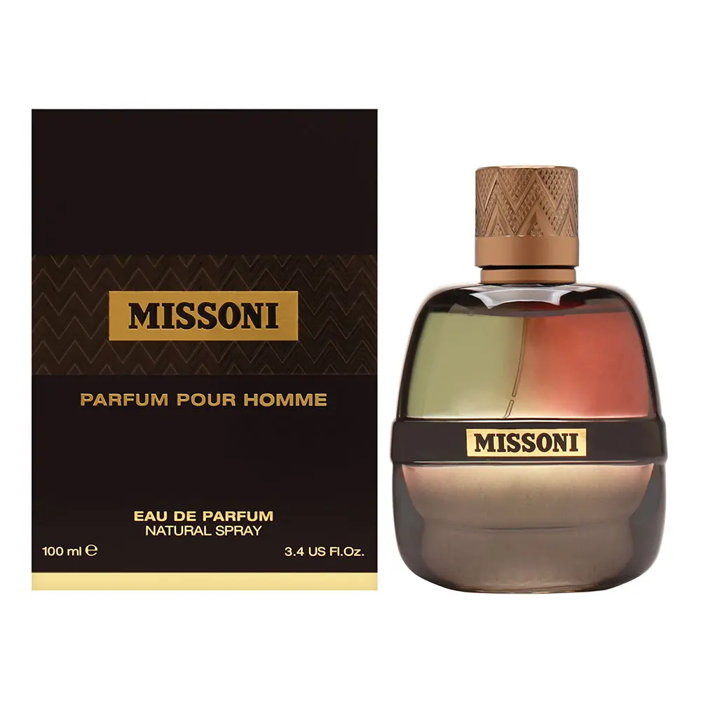 Missoni Parfum Pour Homme, Men's 3.4 oz Eau de Parfum Spray, Single Item