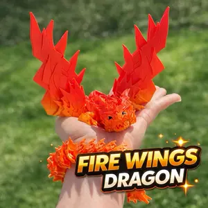 3D printed moving Dragon