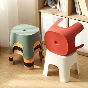 Adult low stools, shoe-changing small stools, household plastic children's bathroom bathing small stools, toilet stools, chairs