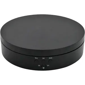Motorized Rotating Display Stand, 360 Degree Electric Rotating Turntable for Photography Products Display, Jewelry, Watch, 3D Models, Cake and Collectibles (Matte)