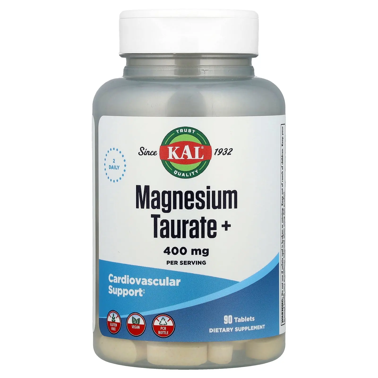 KAL Magnesium Taurate+, 90 Tablets