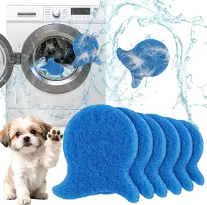 Reusable Laundry Pet Hair Remover – Effortlessly Remove Dog & Cat Hair, Lint and Dander from Clothing, Bedding and Fabrics, Ideal for Washing Machine Cleaning