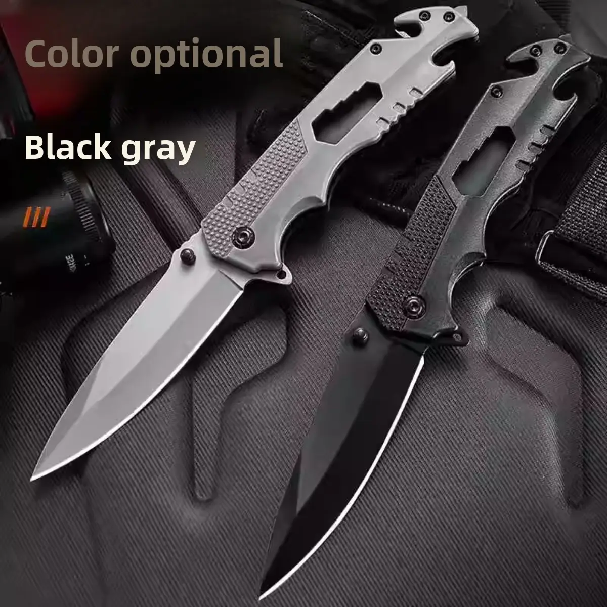 A variety of multifunctional folding knives, high hardness stainless steel, can be used for outdoor self-defense tools men's Christmas gifts Outdoorfu