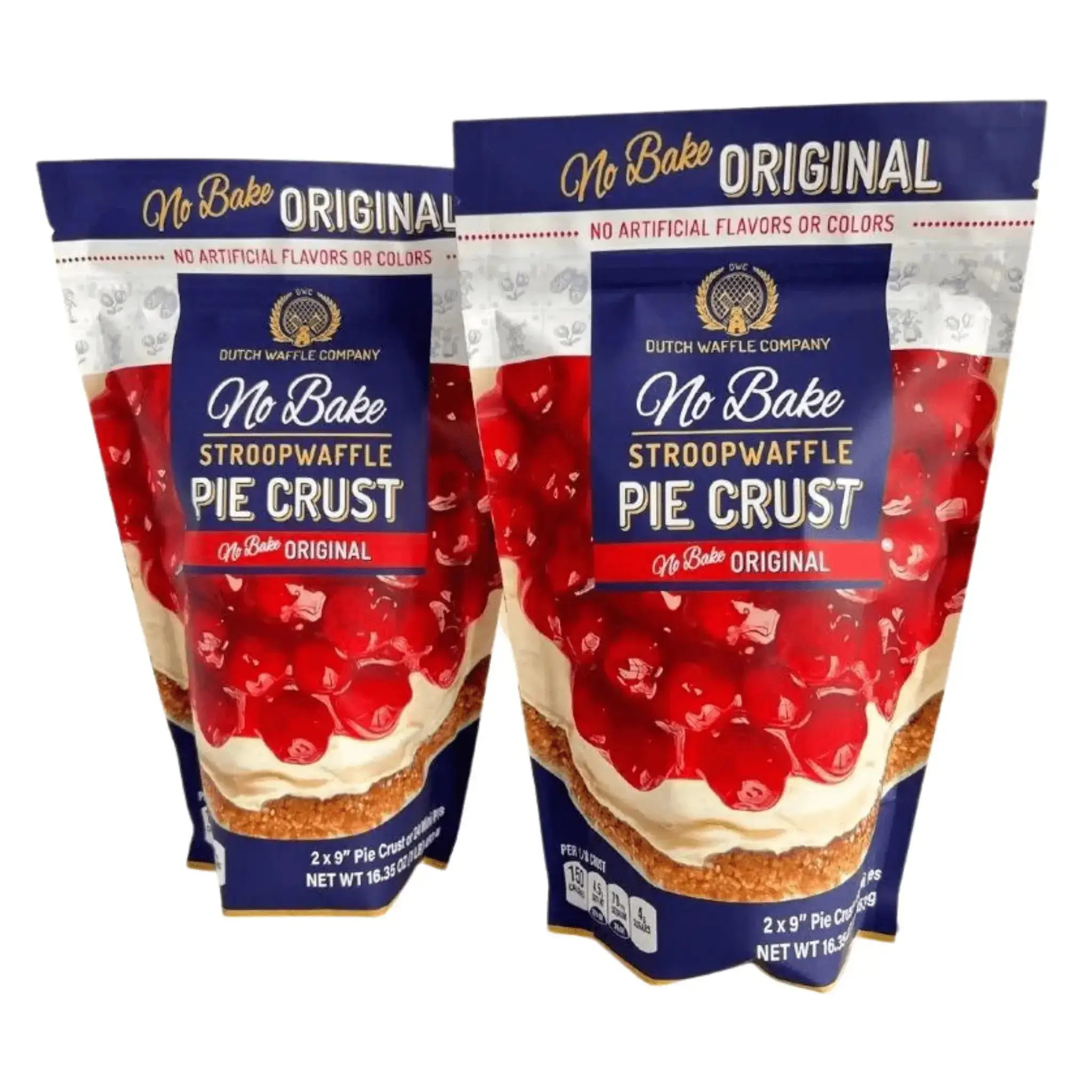 Classic Stroopwafel Pie Crust - 2 x 1 lb. | No-Bake