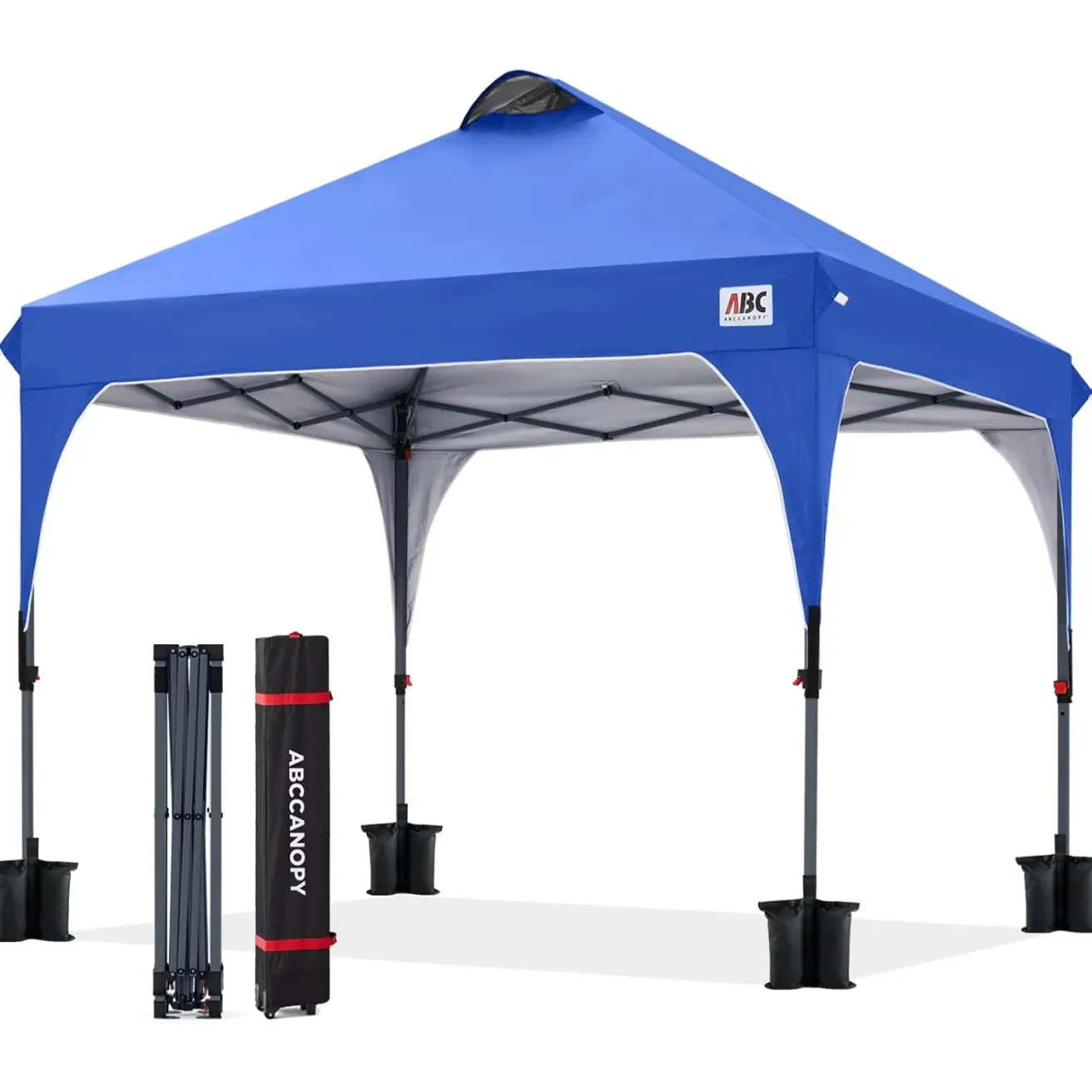 ABCCANOPY Pop Up Canopy Tent, Outdoor Portable Canopy Shelter for Backyard, Beach, Camping, Market and Events