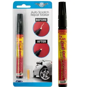 2 Pc Auto Scratch Repair Marker Touch Up Pen Car Paint Wax Filler Remover Fix