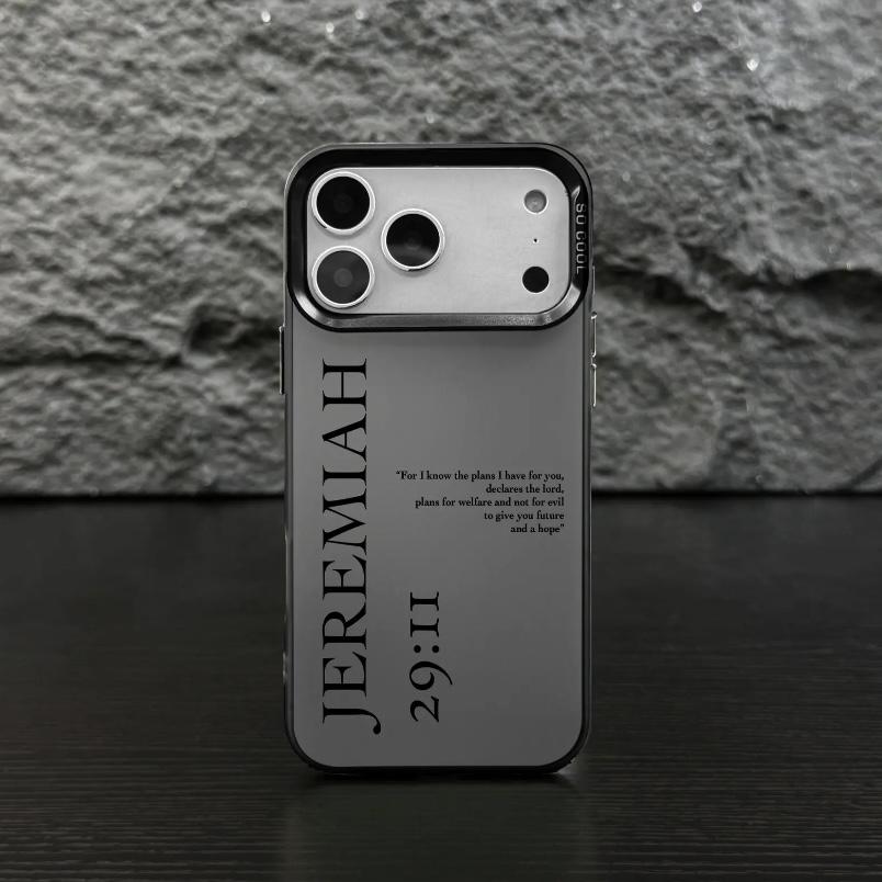 Jeremiah 29:11 IMD Laser Crafted Phone Case, amilitary grade Christ phone case that is resistantto drops and scratches, suitable for iPhone 17 Air16 15 14 Plus 13 12 11 Pro Max Plus XR XSSamsung Galaxy S26 S25 S24 S23 S22 S21-ZQ110  O5