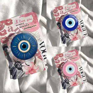 Celestial Evil Eye Phone Grip Gold Sunburst Griptok Protection Nazar Amulet Phone Holder Cute Acrylic Cell Phone Stand Boho Witchy Gift for Bestie