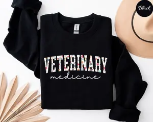 [Ship From US] Veterinary Medicine Sweatshirt, Vet Sweatshirt, Animal Doctor Gift for Veterinarian Gift for Vet Tech, Veterinary Medicine Shirt, Vet Shirt, Gift Idea Womenswear