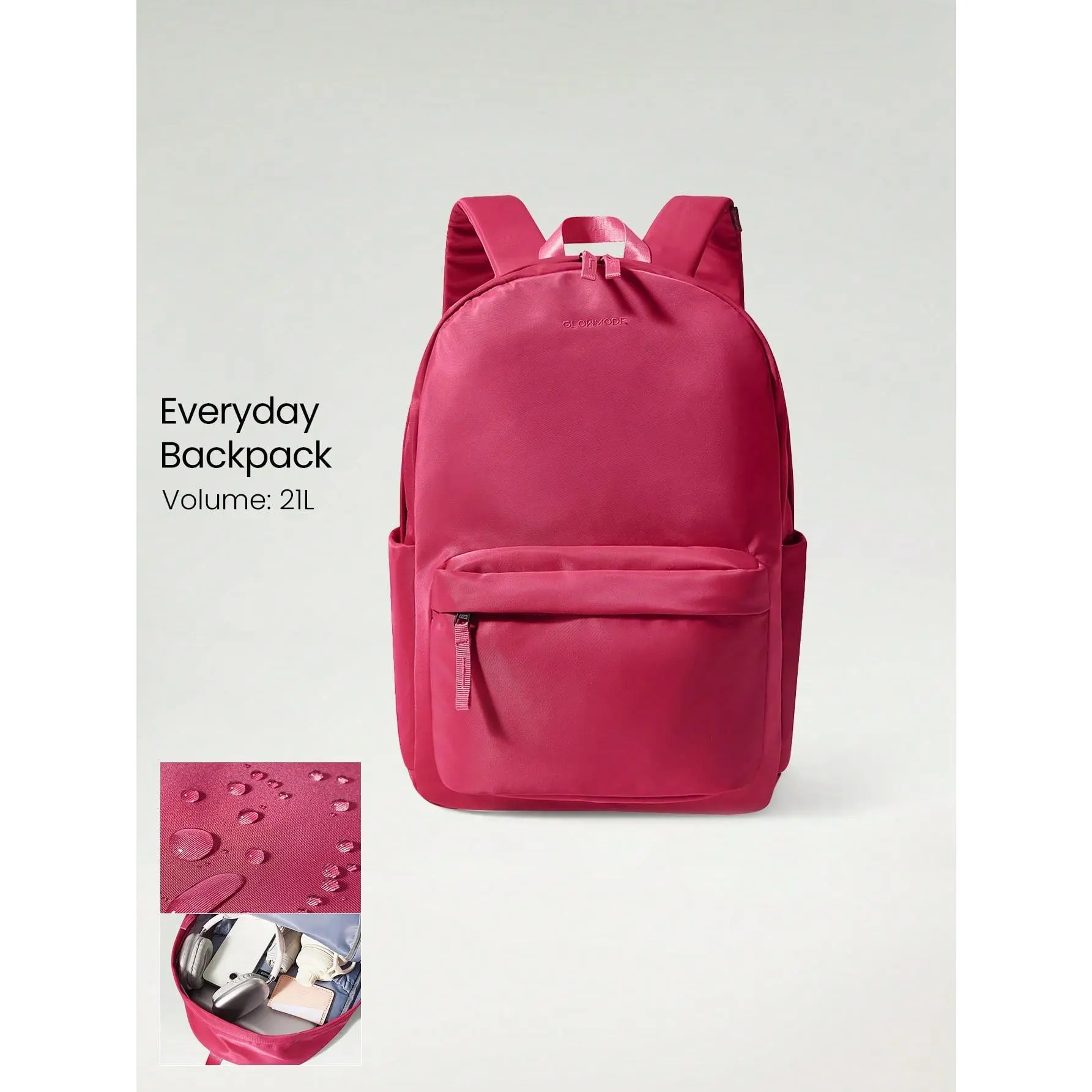 GLOWMODE Multi-Compartment Backpack Commuting Travel Exercise 21L