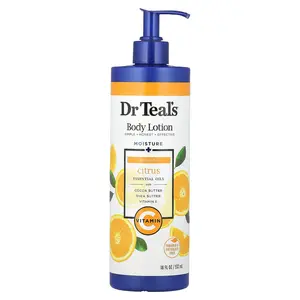 Dr. Teal's Body Lotion, Moisture + Radiant, Citrus, 18 fl oz (532 ml) Dr. Teal's Body Lotion, Moisture + Radiant, Citrus, 18 fl oz (532 ml)