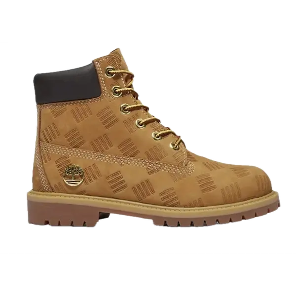 Timberland Kids' Classic 6-Inch Waterproof Casual Walking Boots - Mesh Upper, Insulated Lining, Slip-Resistant Rubber Sole, Lace-Up Outdoor Sports Footwear, Walking Shoes