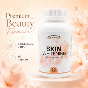 Dr. Bethune's Choice Skin Radiance Beauty Supplement with L-Glutathione, Vitamin C, OPC Grape Seed Extract & Hyaluronic Acid, Glow Support, 60 Capsules