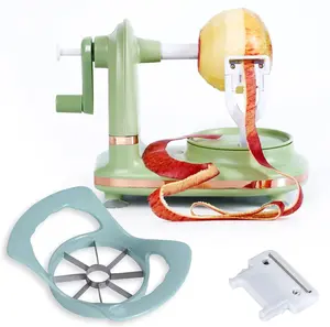 Upgraded Plastic  Peeler, Pear Peeler and  Slicer Corer with Stainless Steel (one backup  included)