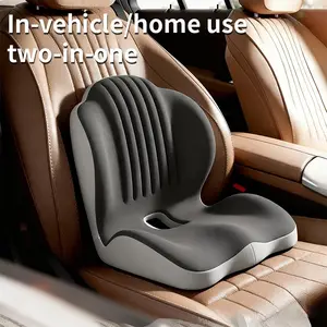 1 Pc Memory Foam Car Seat Cushion, Car Accessories, Ergonomic Design for Long Hours Sitting, Comfortable Driving Pad for Commuting, Office, Home Use