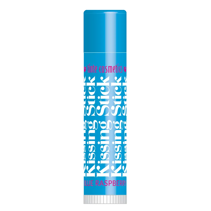 Tinte Cosmetics Blue Raspberry Scented Shea-Infused Lip Balm Kissing Stick - Cruelty-Free, Blueberry-Flavored Moisture Stick Lip Treatment with Fruity Aroma, Hydrating Soother, Lipgloss, Cruelty-Free Lip Treatments, Moisture Lip Treatments