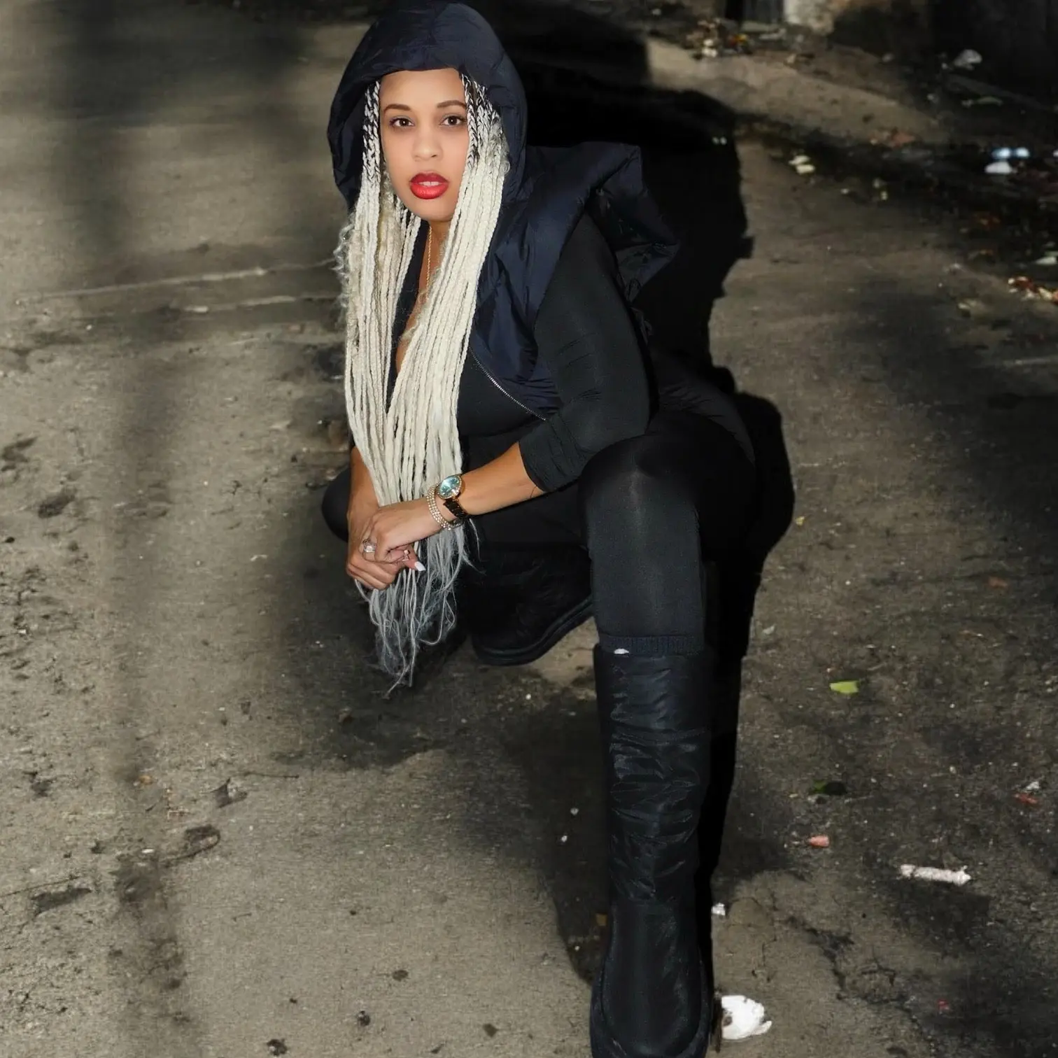 Black Puffer Boots