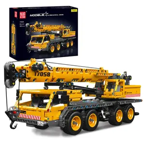 Mould King 17058 Crane Truck Static Model Engineering Building Block Toy Display Collectible 997 Pcs Vehicle Construction