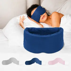 Weighted Sleep Mask, Women Men Blocking Lights Sleeping Mask ,Pressure Relief Night Sleep Eye Mask withAdjustable Strap, Eye Cover Blindfold forTravel Nap Yoga