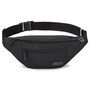 Large Crossbody Fanny Pack with 4-Zipper Pockets,Gifts for Enjoy Sports Festival Workout Traveling Running Casual Hands-Free Wallets Waist Pack Phone Bag Fits All Phones