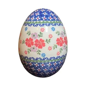 Lidia's Polish Pottery XL Egg Figurine