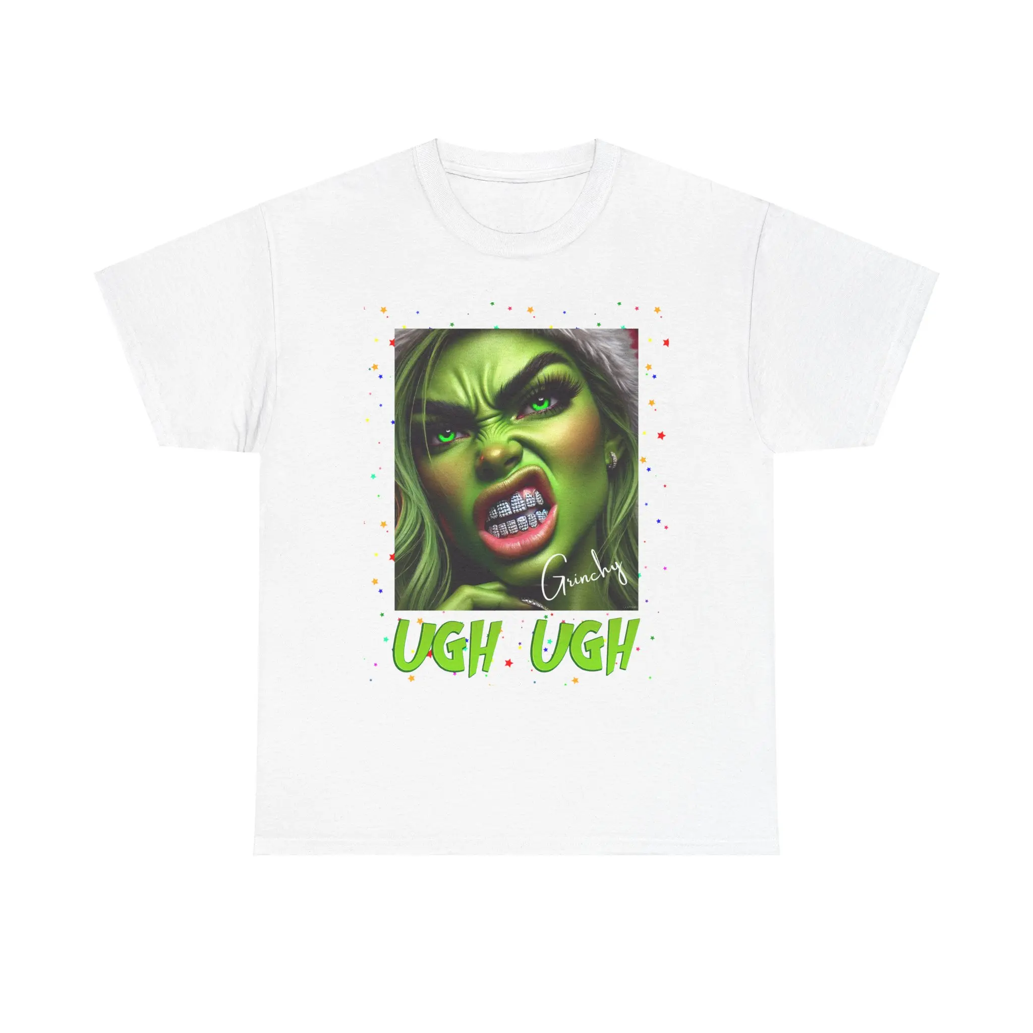 Grinchy Grilled Out T-Shirt, Christmas T-Shirt, Unisex T-Shirt, Grinchmas T-Shirt, Happy Christmas, Merry Christmas, Holiday T-Shirt