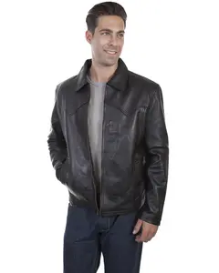 Scully Men's Leather Jacket - 710-Blk