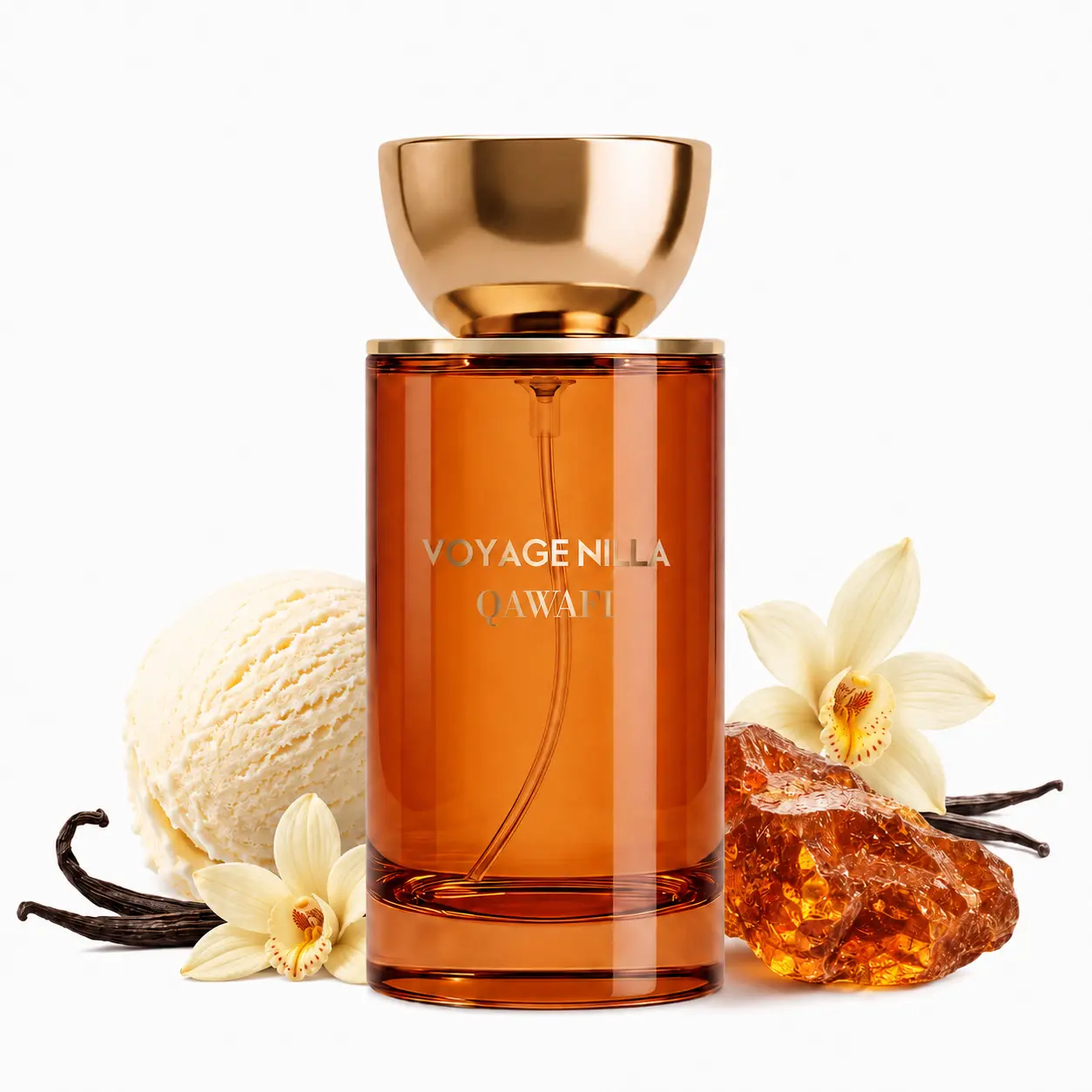 Voyage Nilla | Rich Amber Vanilla | Madagascar Vanilla Absolute & Bourbon Vanilla | Extrait De Parfum 50ml/100ml | 8H+ Long Lasting | Date Night,Daily Wear & Special Occasions