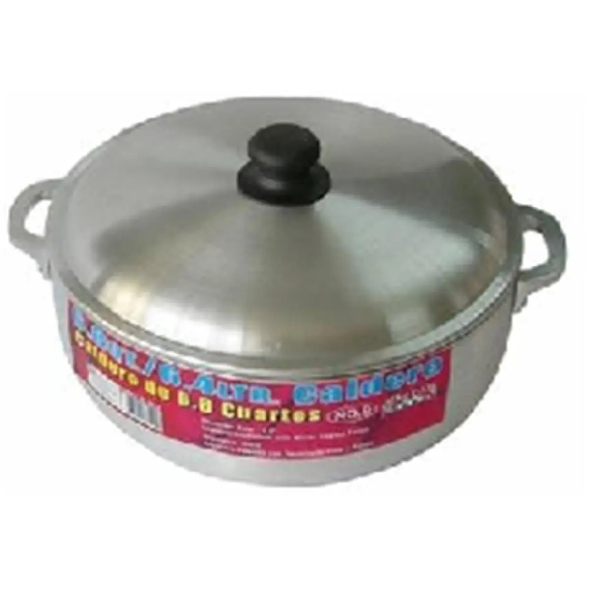 MBR Industries BC-17280 Caldero Alum with Lid 4.6-Quart-4.4L