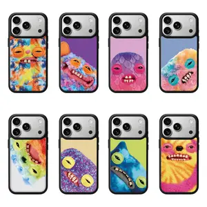 【Black Frame Transparent Magnetic Case】fugglerⅦ Phone Case iPhone17ProMax MagSafe Phone Case 16Pro Shockproof Case Compatible with iPhone15/14/13/12