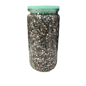 Custom Glitter Snow Globe Cup 16oz Teal/Green️!