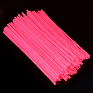 72-piece set of motorcycle spoke protectors, rim covers, off-road motorcycle accessories, suitable for scooters and mud bikes (rose red).